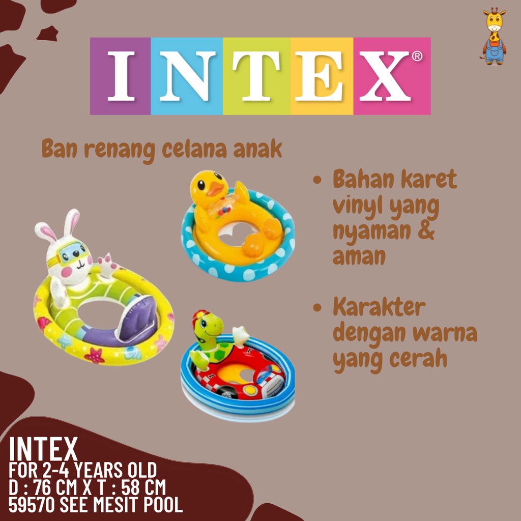 Intex 59570 See Mesit Pool - Pelampung Ban