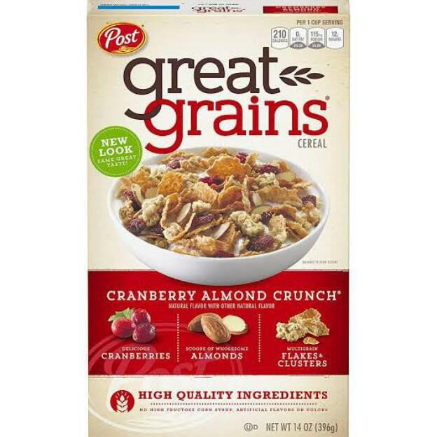 

Promo Post Great Grains Cranberry Almond Crunch 14 oz