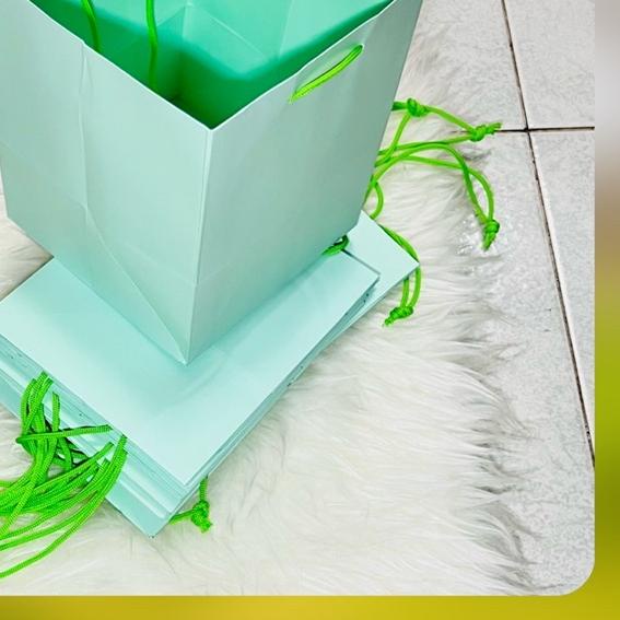 

✶ paper bag toples / tas kertas / kantong / paperbag toples kue kering roti mug cookies 14x14x18 ➦