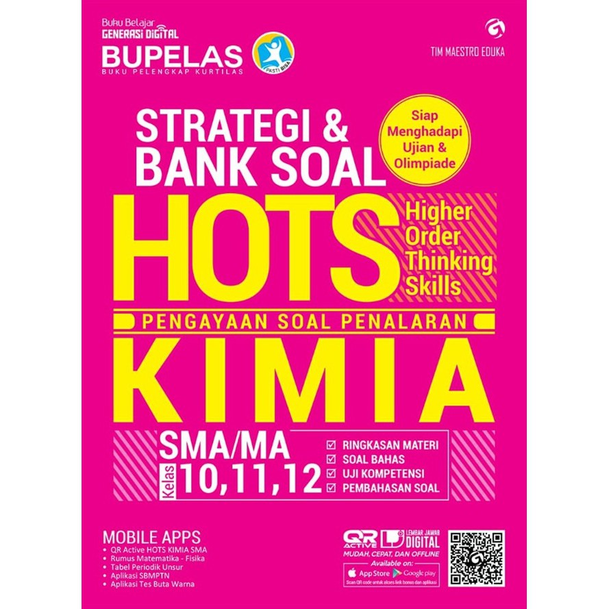 Jual Strategi & Bank Soal Hots Kimia Sma 10,11,12 Tim Maestro Eduka ...