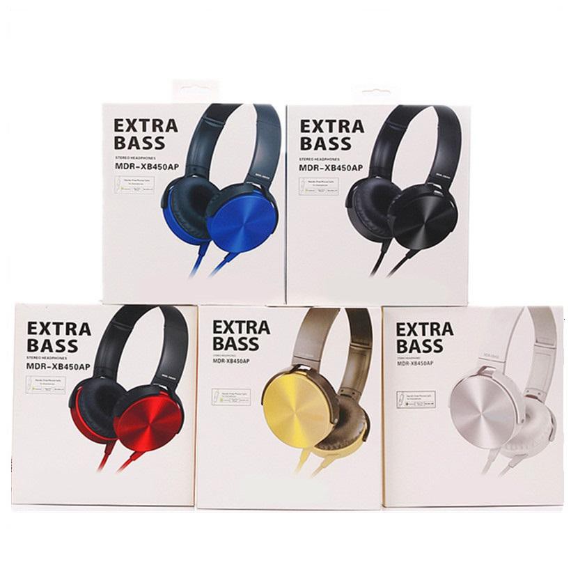 Headphone Headset Bando MDR XB450AP Kabel Jack 3.5mm Extra Bass with Mic