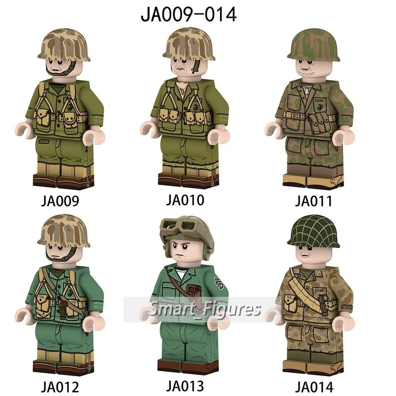 Koleksi Minifigures US Marine Corps WWII U.S. Action Figure Tentara Medikal Mini Untuk Hadiah