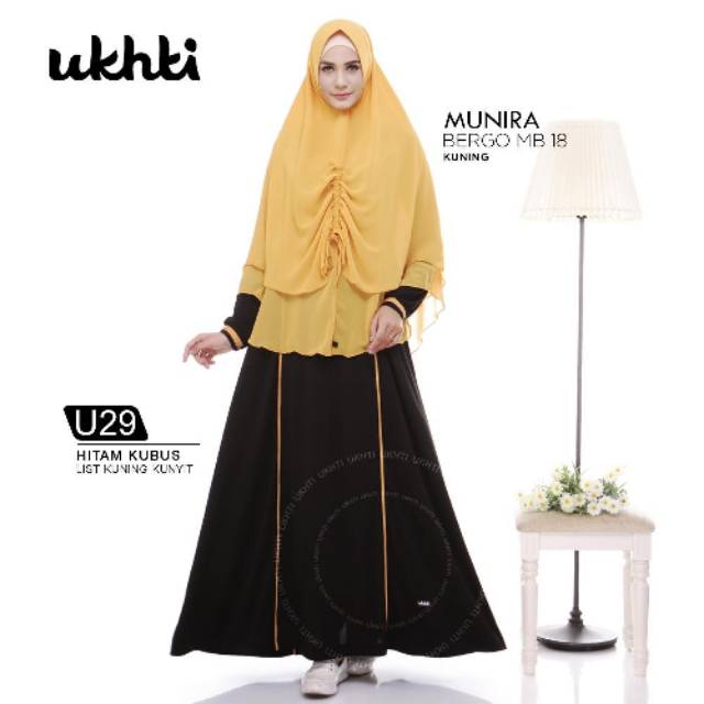 Gamis ukhti U29 warna baru