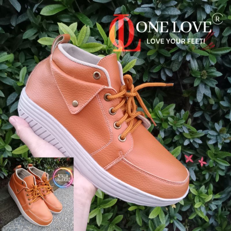SEPATU BOOTS ONE LOVE, SEPATU ONELOVE ORIGINAL, SEPATU BOOTS WANITA, BOOTS WEDGES ONELOVE