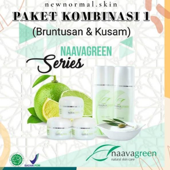 ☽ [TERMURAH] PAKET KOMBINASI 1 - NAAVAGREEN PAKET BRIGHTENING ANTI JERAWAT ↪