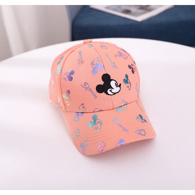 Topi Anak Baseball Motif Mickey Mouse Laki Laki Perempuan Unisex Impor-3