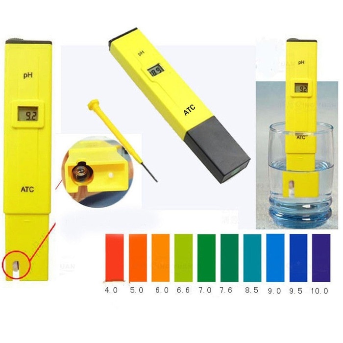 PH meter air digital. pengukur temperature kelembapan air. pengukur ph air. PH analyzer kelembapan a