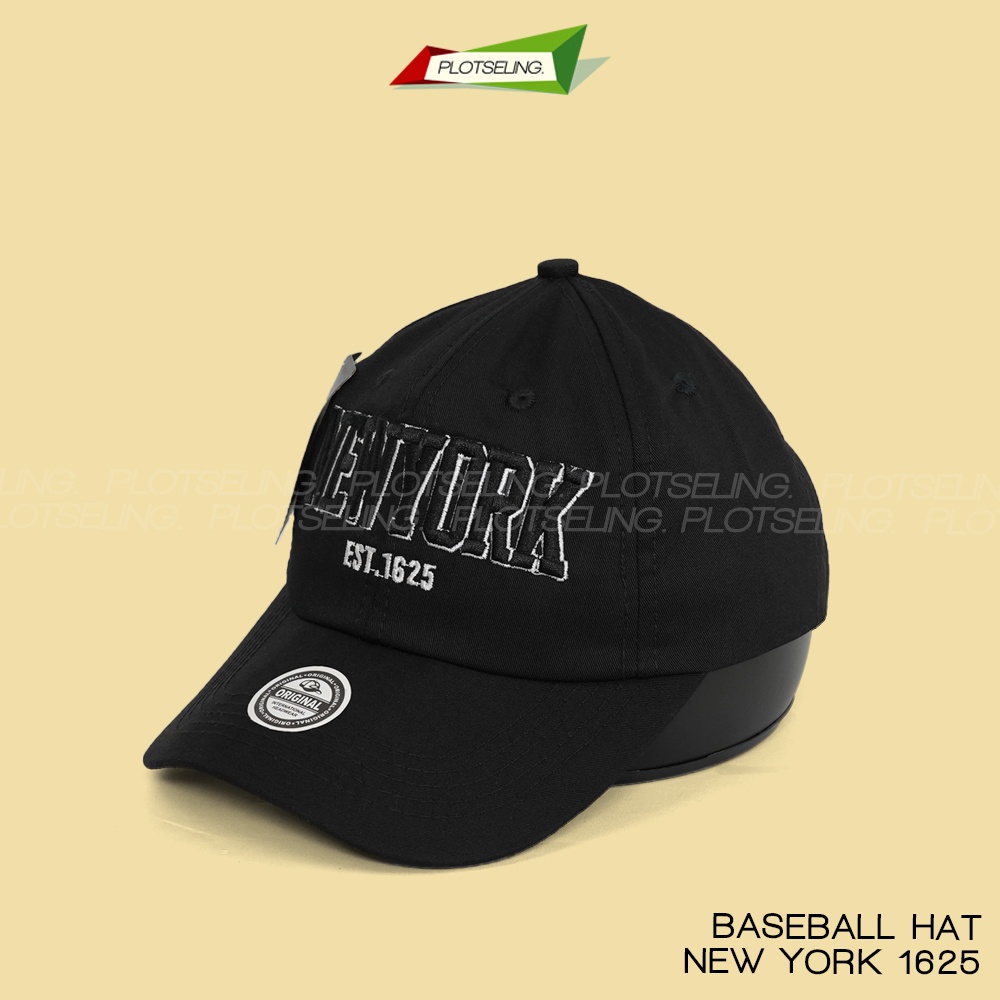 Topi Baseball NEW YORK EST. 1625 Pria Wanita Distro New York Est 1625 Classic Cap Casual Sport Abu Merah Hitam Putih Unisex