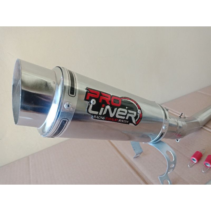 Knalpot Pro Liner Racing Satria FU150 Karbu Satria FU150 FI Facelift