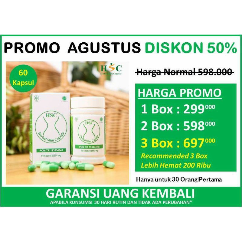 HSC Herbal Slim Capsule Booming