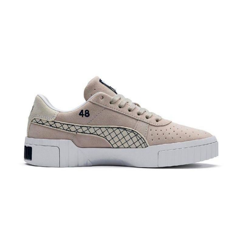 Sepatu Puma Cali Suede x SG - Gray White For Women Original free ongkir