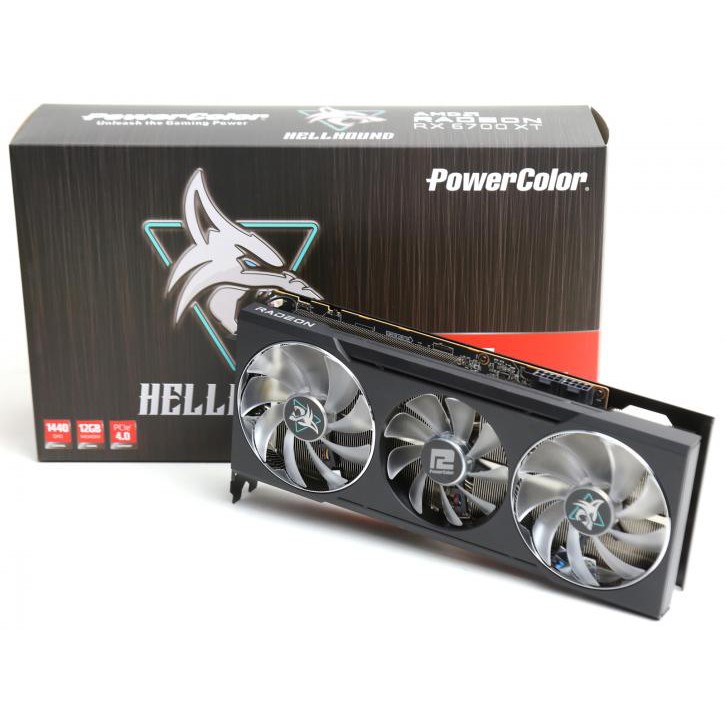 Vga PowerColor RX 6700 XT HellHound 12Gb - Radeon RX 6700 XT 12GB