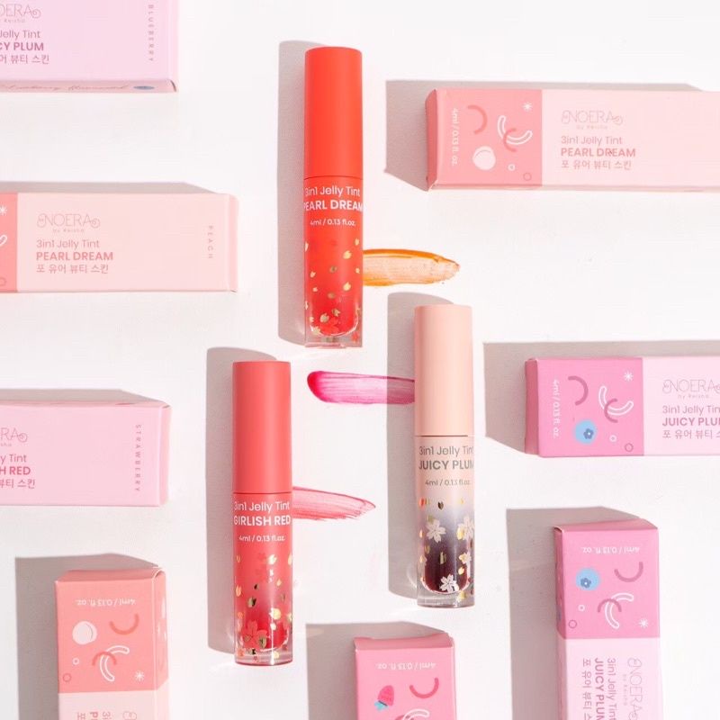 [BPOM] NOERA 3 in 1 Jelly Tint Juicy Plum