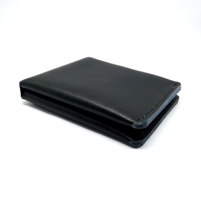 Dompet kulit asli design unik warna hitam simple wallet - PHWL340