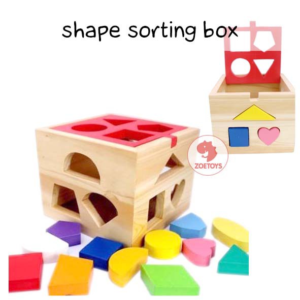 Zoetoys Shape Numbers Sorting Box | Rumah Bentuk | Kotak Pas Bentuk | Mainan anak | Cari kado