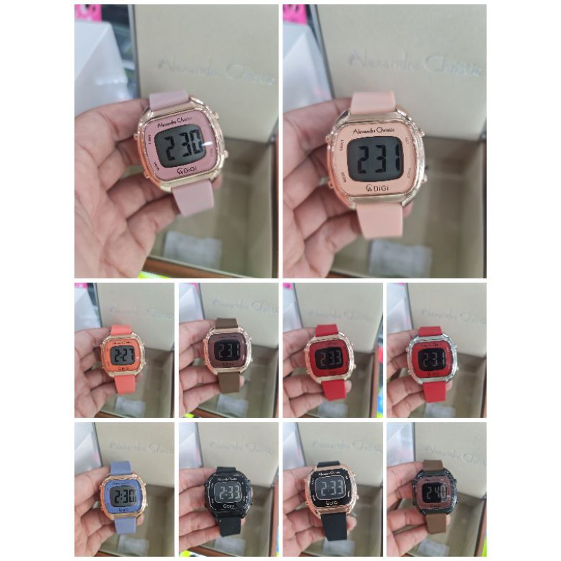jam tangan alexandre christie ac9335 new digital 9335