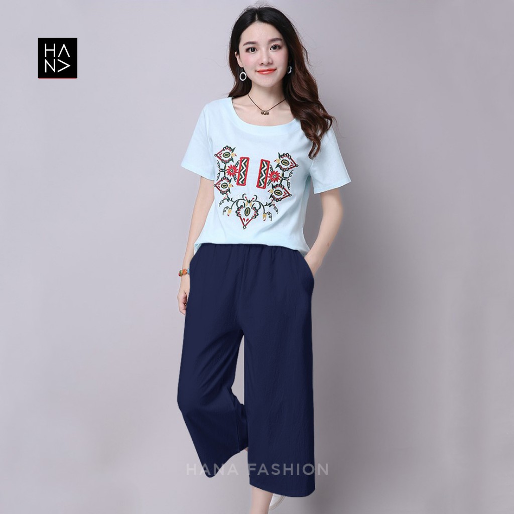 HanaFashion JKT - Maika Pants Celana Kulot  Bahan Wanita - LP054