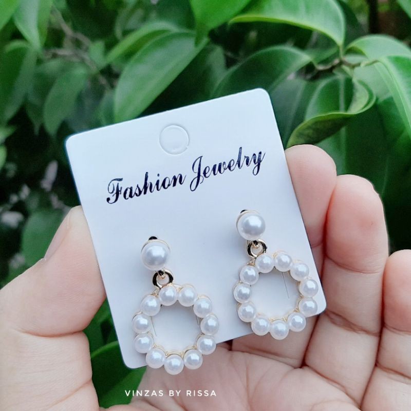 Anting Fashion Korea Mutiara