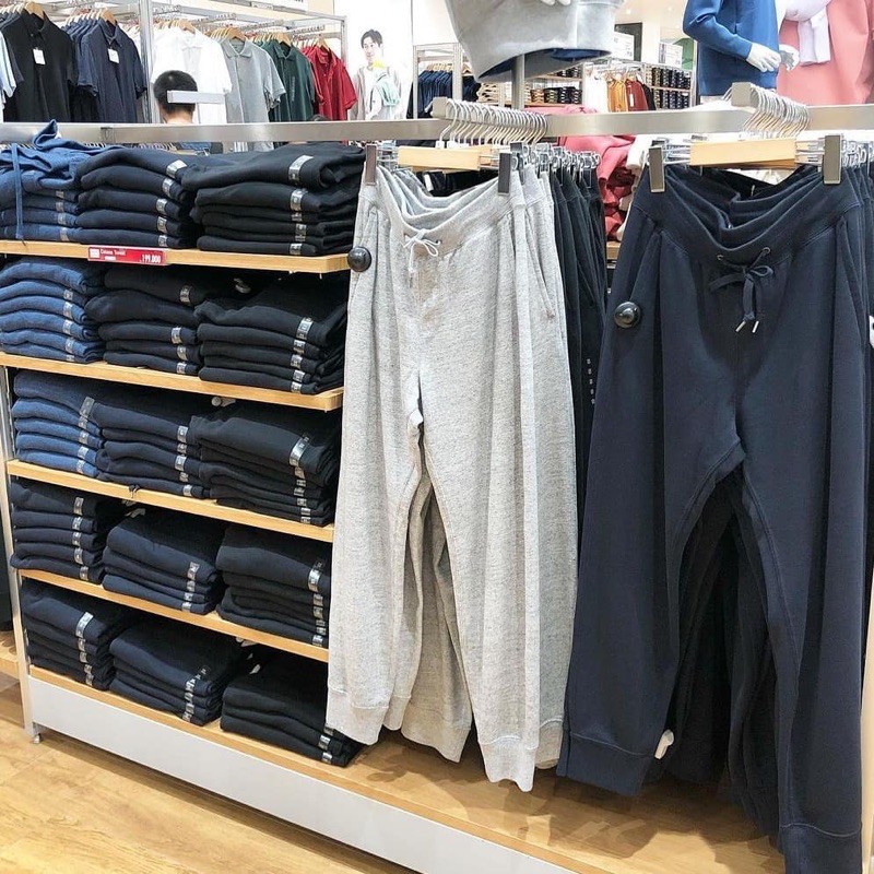 UNIQLO celana sweat jogger pria