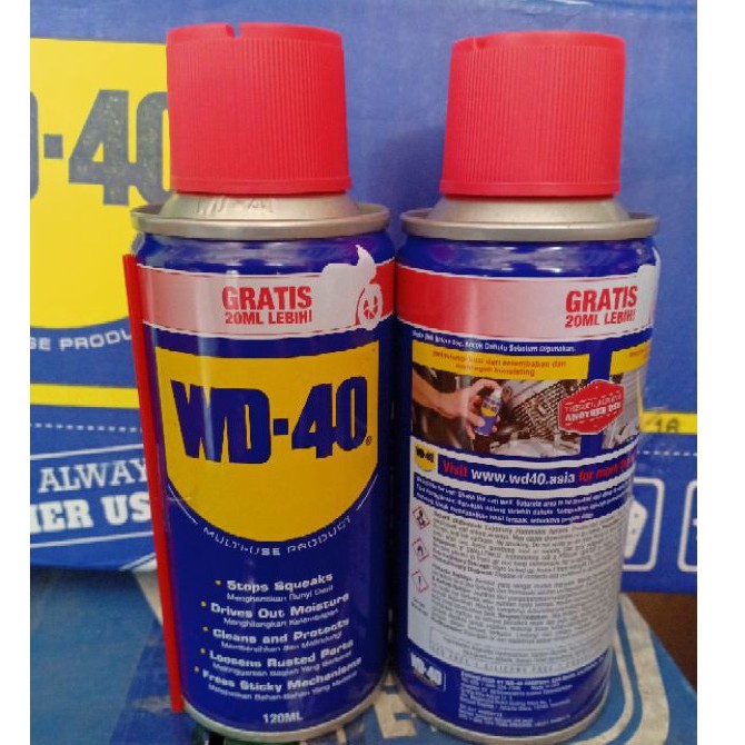 WD40 WD 40 WD-40 Pelumas Anti Karat Lubricant (Varian 120ml - 191ml - 333ml) Silakan Pilih Di Varian