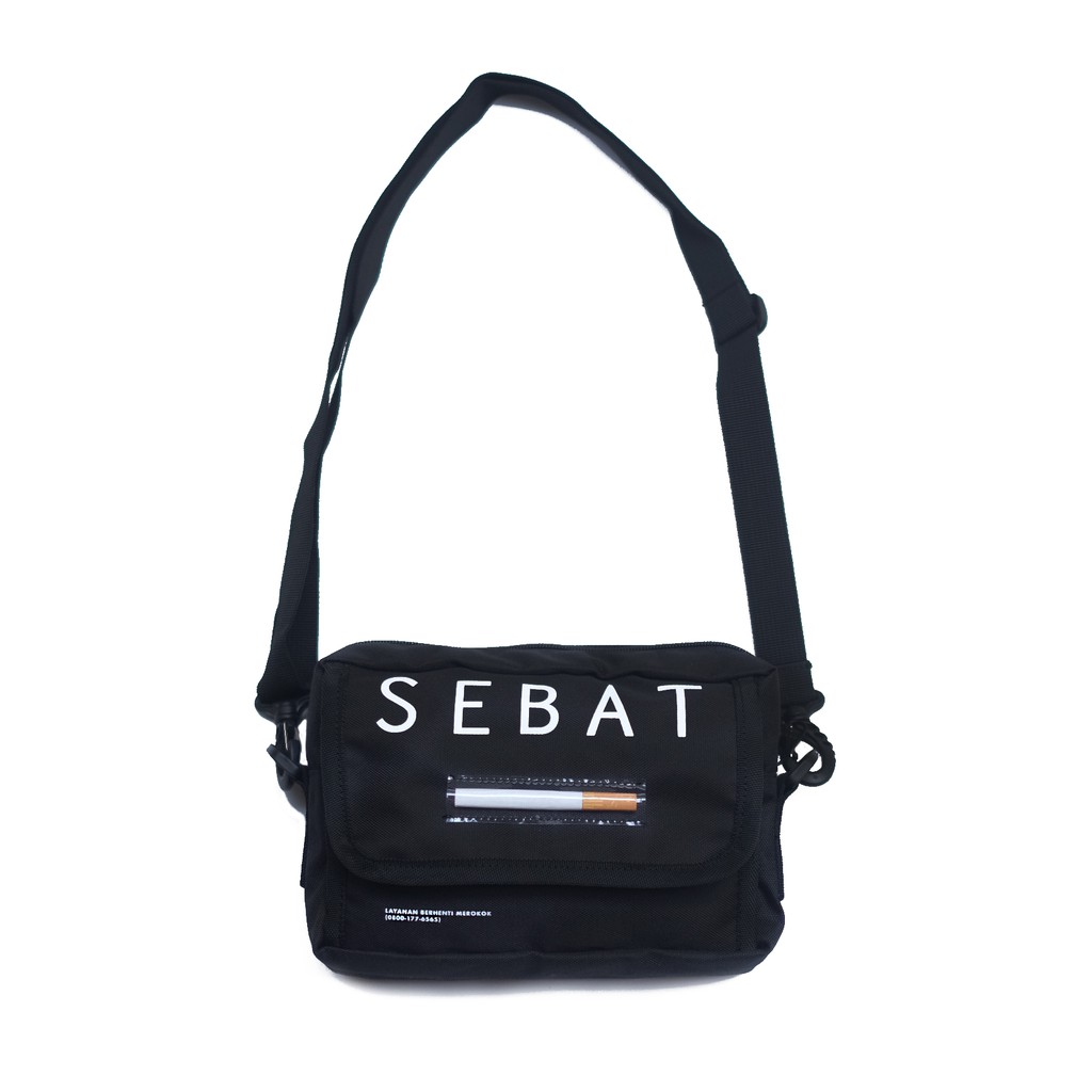 WOLES SEBAT Og Sling Bag / Tas Selempang Black 4D