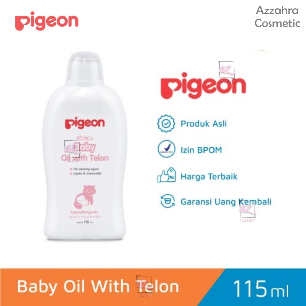 PIGEON Baby Oil With Telon - 115ml [Baby Oil] ORIGINAL BPOM