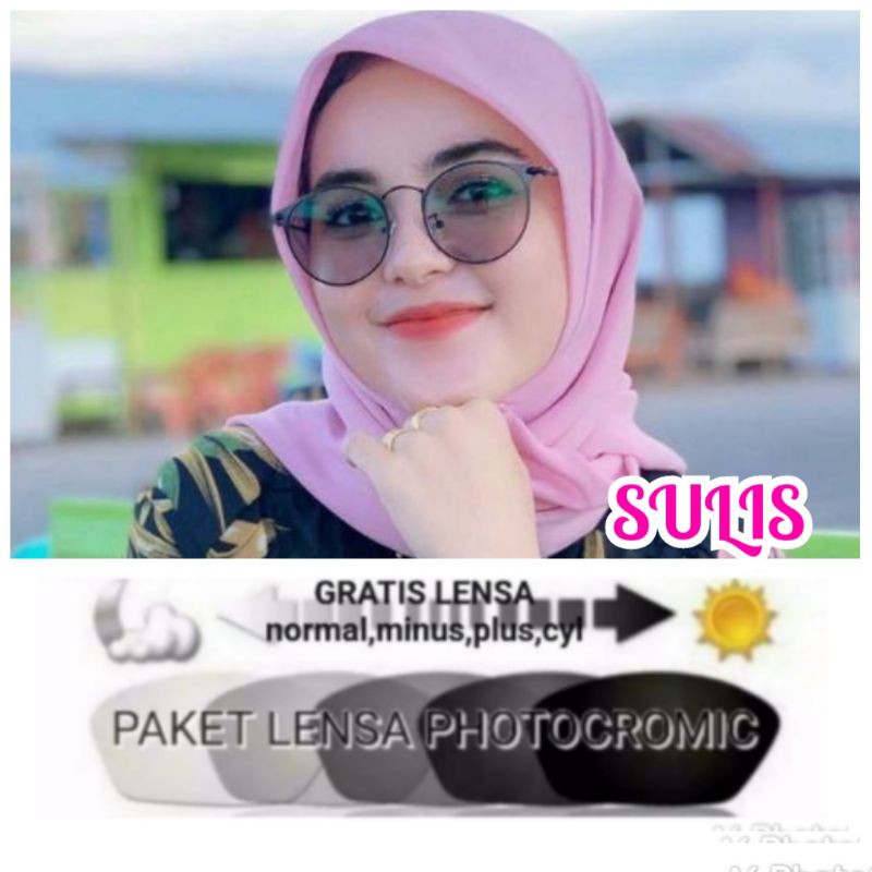 frame 1326 kacamata gratis lensa photocromic.