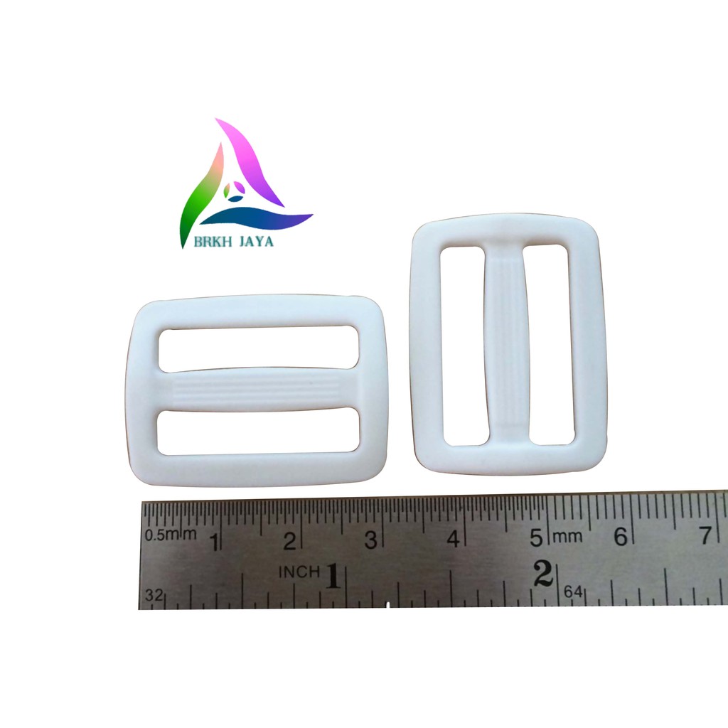 SRE RING JALAN TAS 2.5 CM PLASTIK POLYPROPYLENE PUTIH