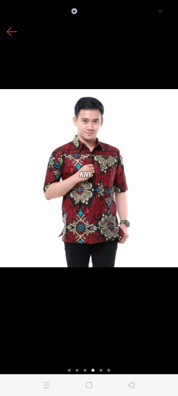New Arrival Distro Batik Pria Bordir Sogan Hrb026 Batikaf Notoarto Batik Ipnu-ippnu Hem Pria Bel