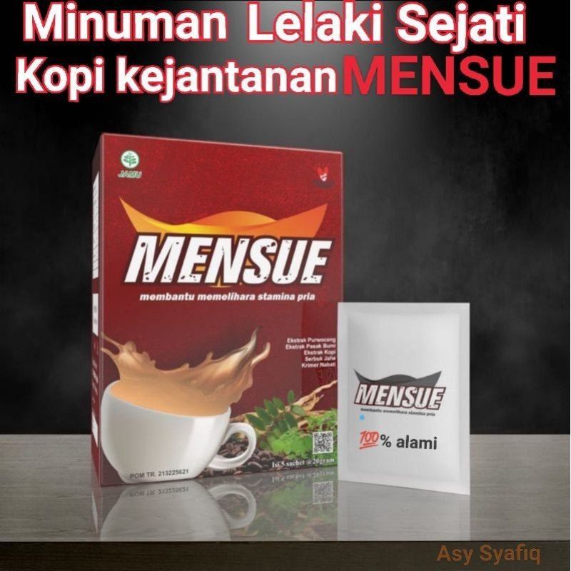Mensue Kopi Stamina Pria (Kopi Kejantanan) 5 sachet @20g