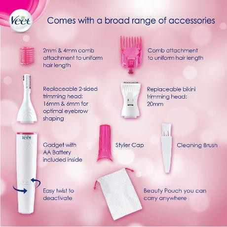 veet sensitive touch electric trimmer for women