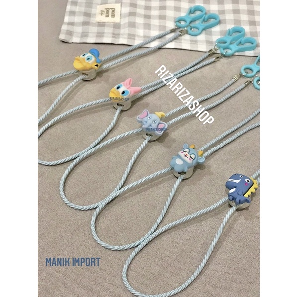 Strap Masker 2in1 Anak Ulir | Kalung Masker | Unisex