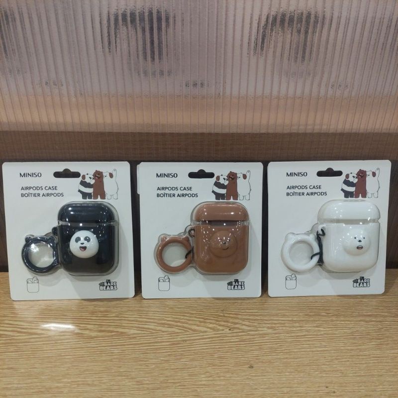 AIRPODS CASE WE BARE BEARS ORIGINAL MINISO