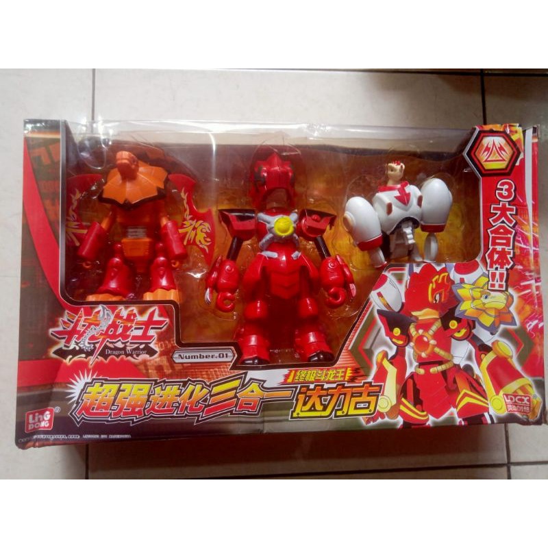 Mainan Anak Robot Dragon Warrior Isi 3pcs