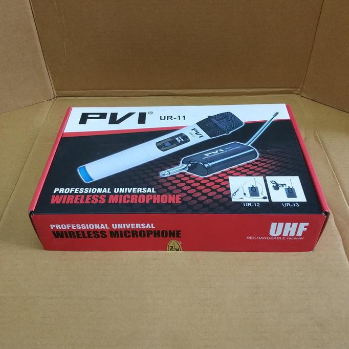 Mic Wireless Single Pvi Ur-11 Uhf, Mic Pvi Ur 11, Pvi Ur11 Jimaud54 Buru Order