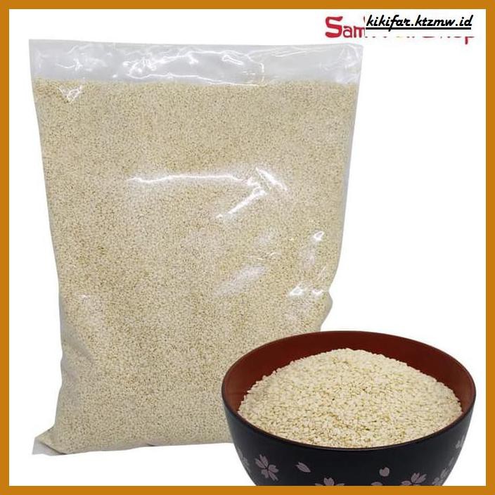 

GNIREKDOOF- WHITE SESAME SEED 100GR - BIJI WIJEN PUTIH ORGANIC -ORIGINAL.