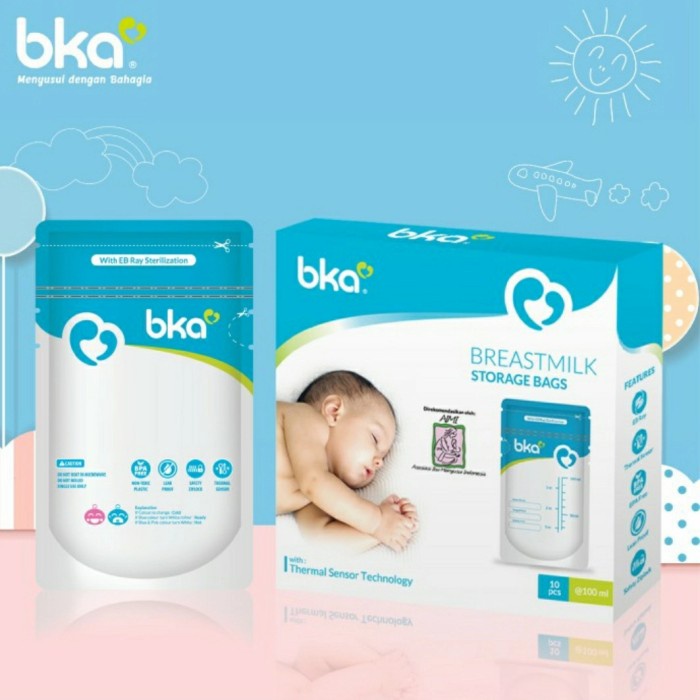 BKA Kantong ASI 100ml / 120ml / 200ml Breastmilk Bag Plastik ASI