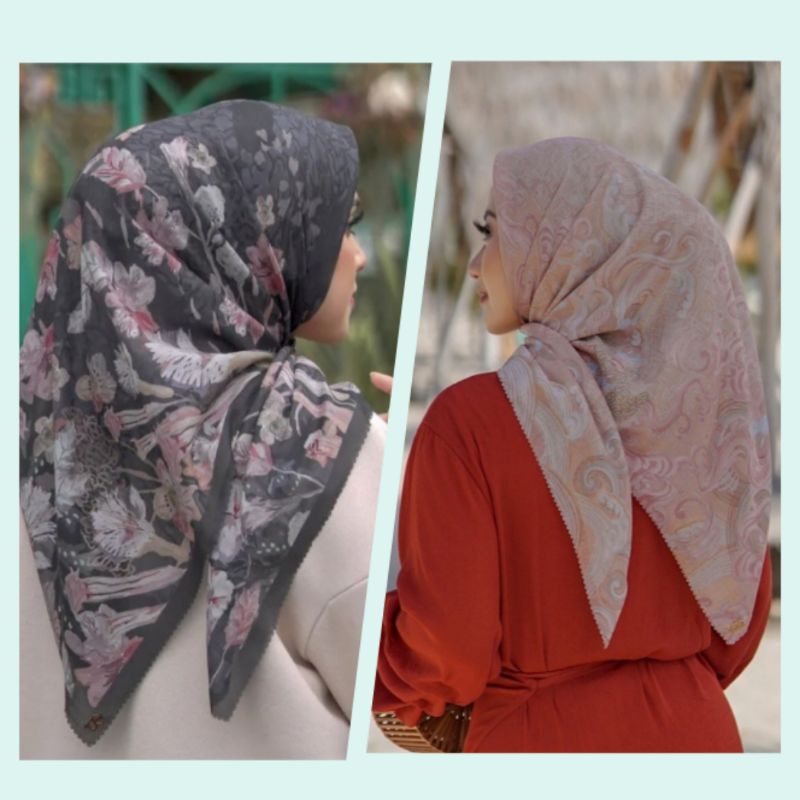 Buttonscarves daisy black bundling wave peach NEW
