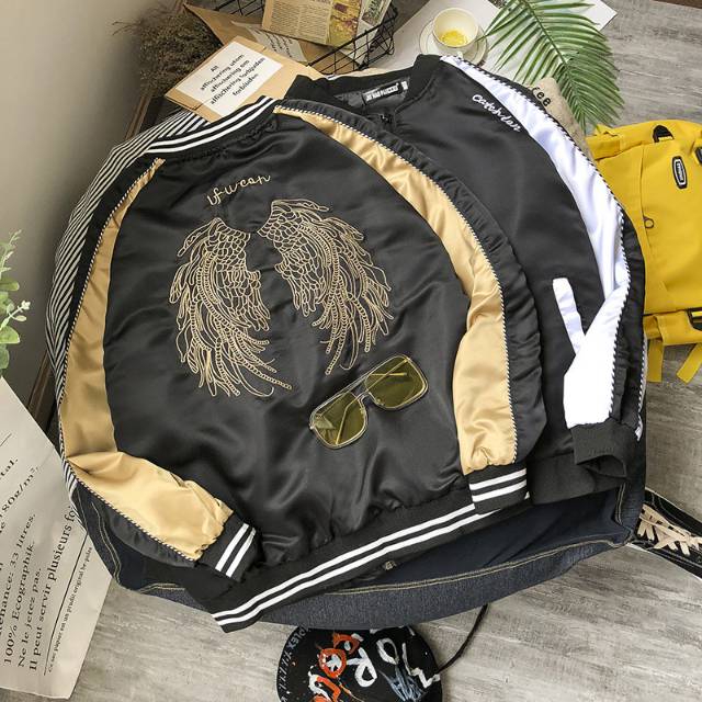 Jacket sukajan gold wings