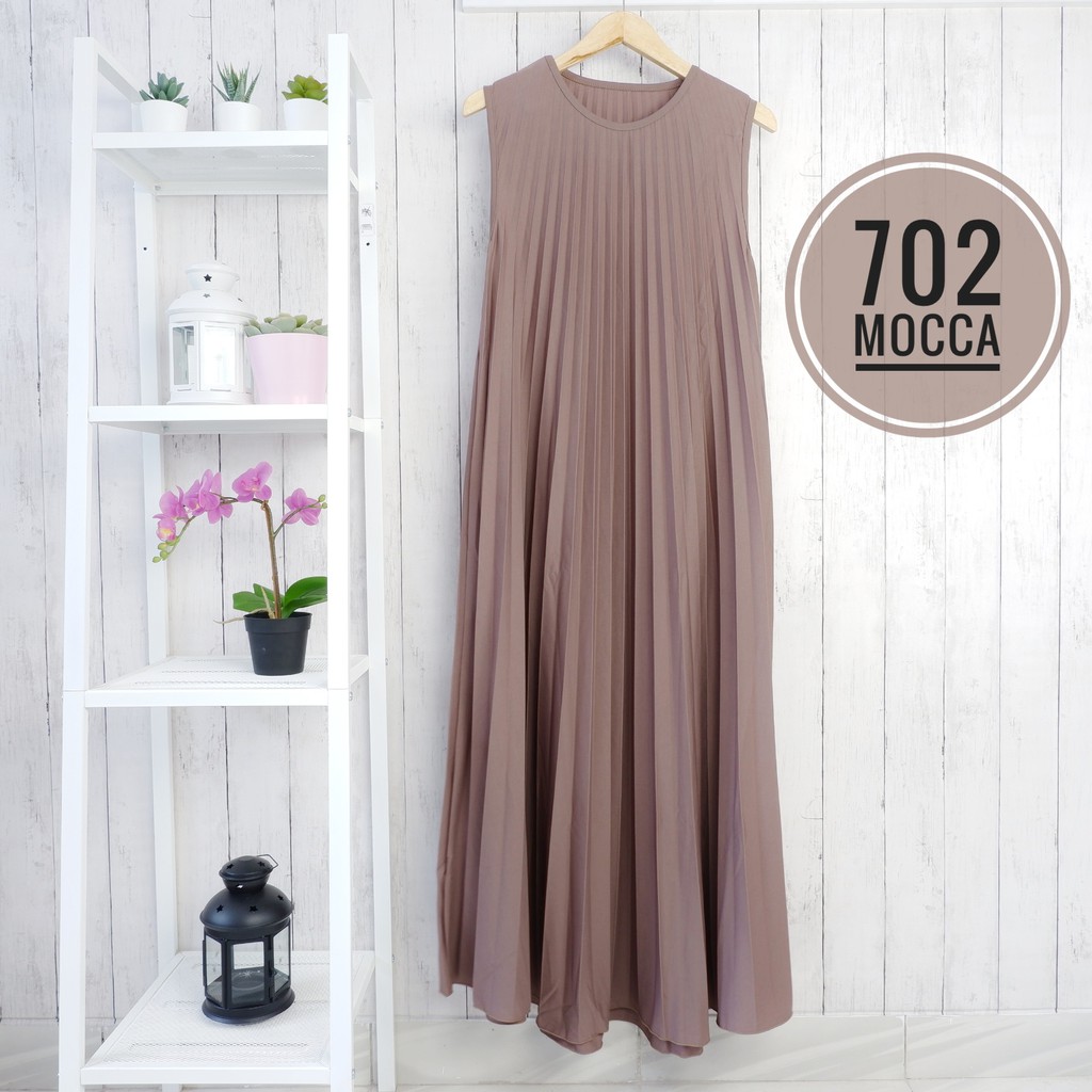 GAMIS PLISKET PAYUNG 702 MAXY DRESS PLISKET TERUSAN PRISKET PLEATED DRESS PLISKET MAYUNG FLOWY