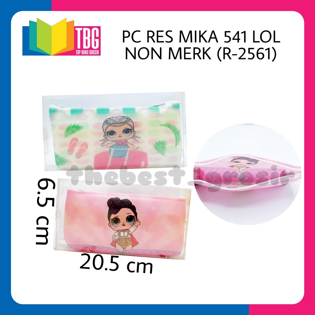 

1 PCS PC RES MIKA NON MERK / TEMPAT PENSIL / KEROPAK PENSIL / PENSIL CASE