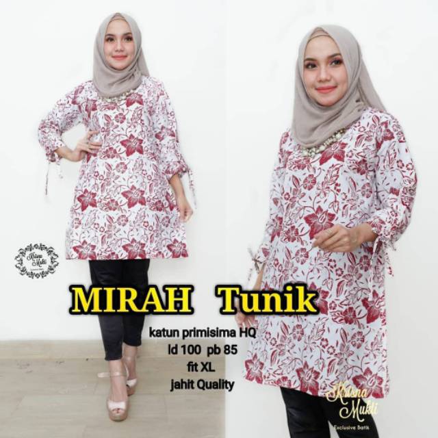Baju Batik Mirah Tunik