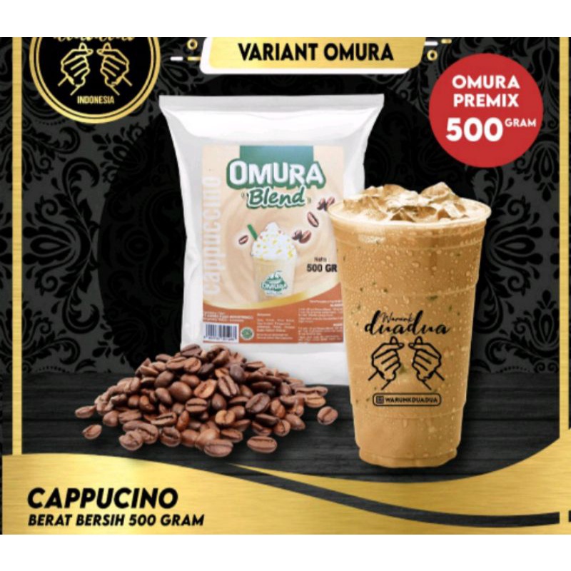 

Bubuk minuman omura blend Cappucino 500g