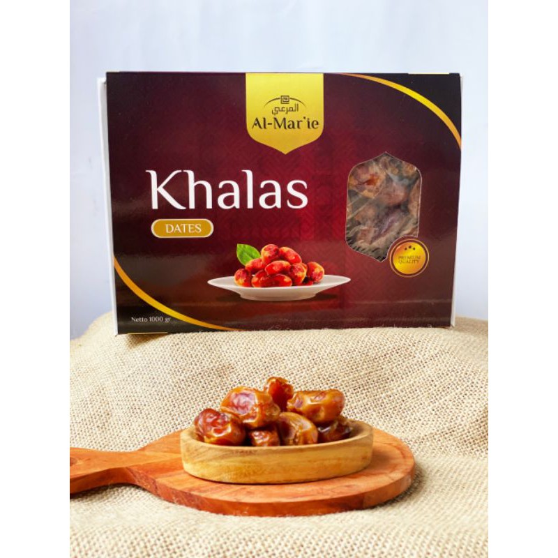 

Kurma Khalas Dates Premium Original 1Kg