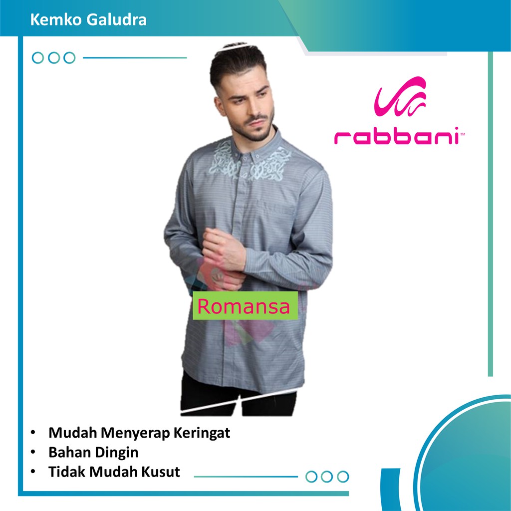 Kemeja Kerja Pria RABBANI Kemko Galudra