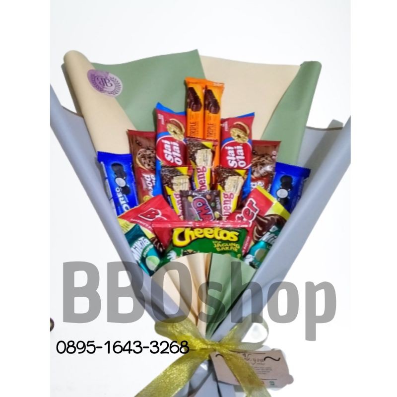

Bucket Snack/bucket makanan/buket makanan hadiah wisudah/ulang tahun/bboshop