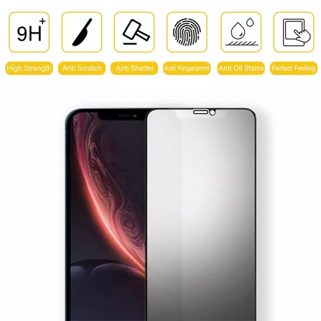 Tempered Glass iPhone 13 12 Pro Max 12 Mini 11 Pro Max XS XR XS MAX 7 8 Plus Privacy Anti Spy Full Cover-3