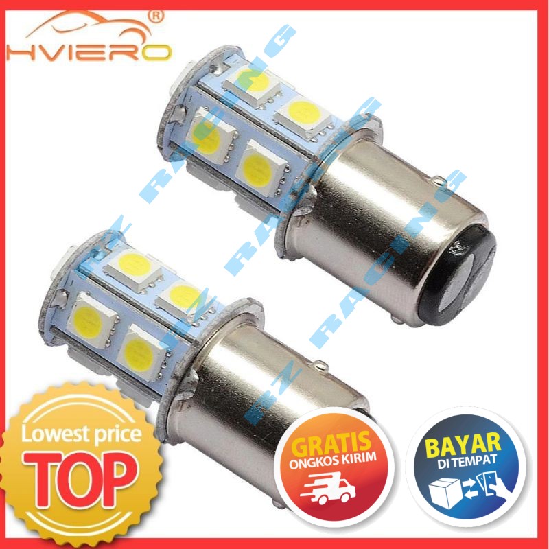 Lampu Rem LED 13 Titik Strobo 12 Volt DC Stoplamp Led Untuk Motor