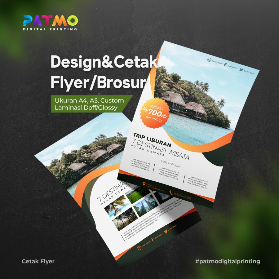 

Flyer brosur full color A4 Art Paper 1 120gram