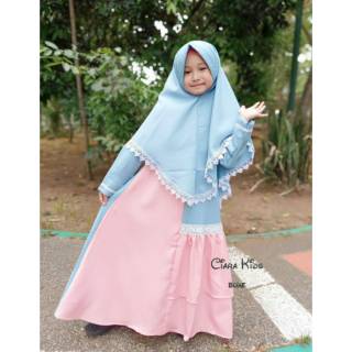 BA 07 ciara kids baju  muslim  anak  perempuan usia  7  8 